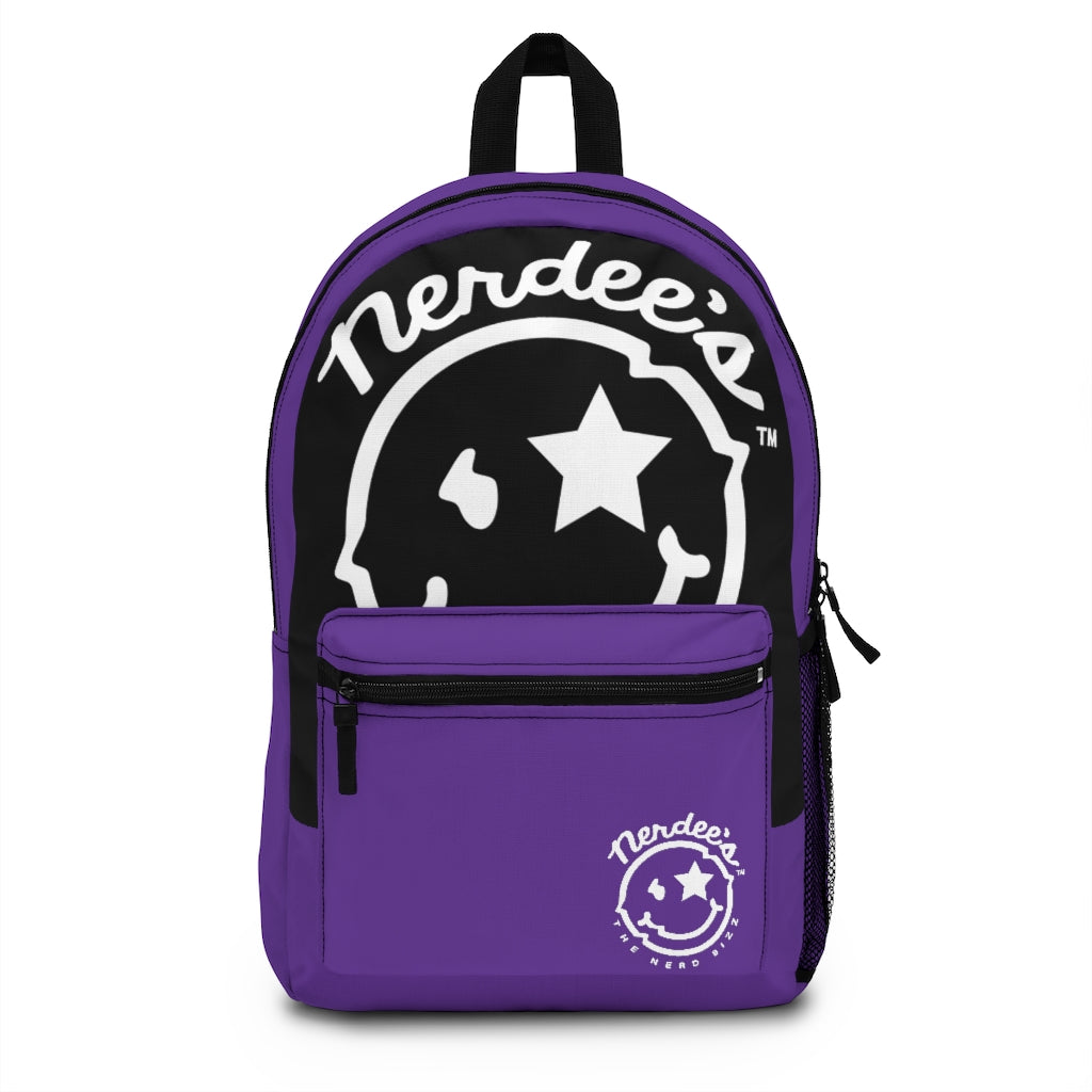 Nerdee's Logo Backpack (Design 03) - Purple